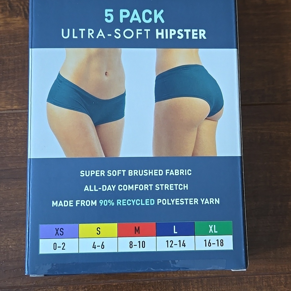 Lemon Ultra-Soft Hipster 5 Pack - Picture 2 of 2
